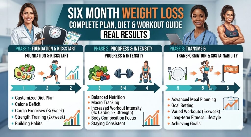 Six Month Weight Loss: Complete Plan, Diet & Workout Guide for Real Results